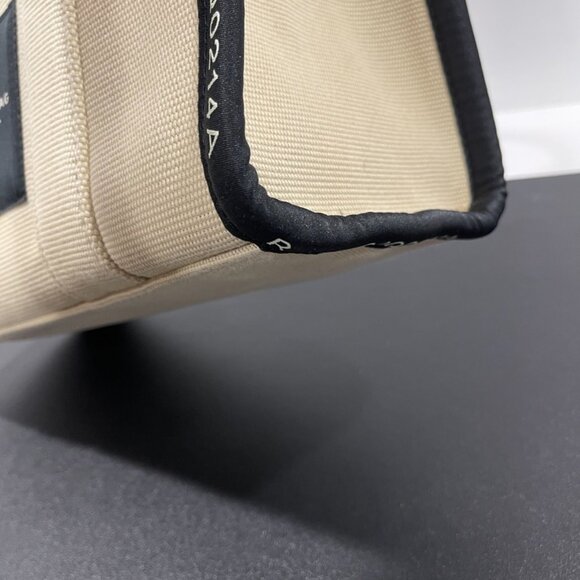 Marc Jacobs The Tote Bag Beige/Black Cloth (JB1127) - Picture 7 of 14